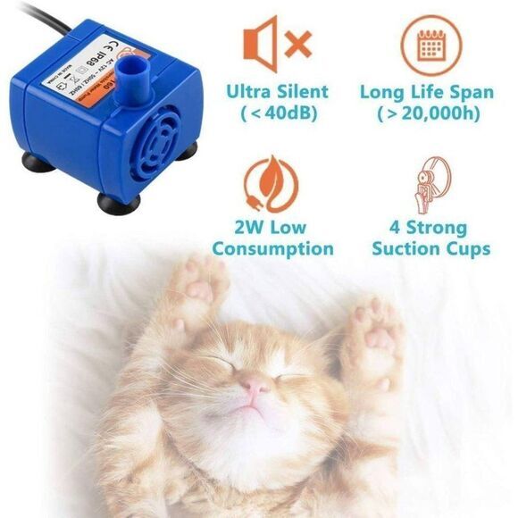 Cat Fountain,‎ 84oz/2.5L Water Drinking Pet - Picture 4 of 10